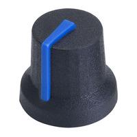 Cliff CL170846CR K87MBR Black Touch Knob Push Spline Shaft 6mm - B...