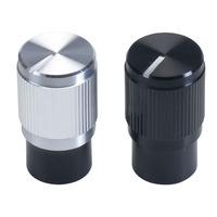 Cliff FC7259 KMK10E Knurled ALU Shell Knob Push D Shaft 6mm - Blac...