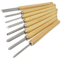 clarke clarke 8 piece wood turning chisel set