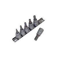 clarke clarke pro51 6 pce 38 drive hex bit set