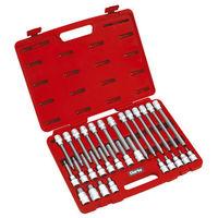 clarke clarke pro160 30pce square drive hex socket bit set