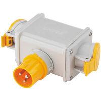 Clarke Clarke 2-Way Adaptor Plug 16A 110V