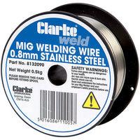 Clarke Clarke MIG Stainless Steel Welding Wire 0.8mm - 0.5kg