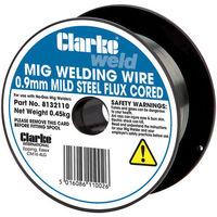 clarke clarke flux cored welding wire 09mm 045kg
