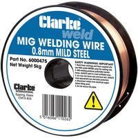 Clarke Clarke Mild Steel Welding Wire 0.8mm 5kg