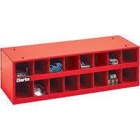 clarke clarke ctb16 16 section stackable parts cabinet