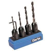Clarke Clarke CHT368 - 4pce Wood Countersink Set