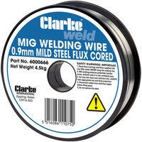 Clarke Clarke Flux Cored Welding Wire 0.9mm 4.5kg
