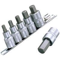 clarke clarke pro373 6 piece 14 drive hex bit set