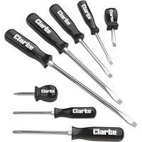 clarke clarke cht122 8 pce screwdriver set