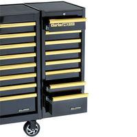 clarke clarke sl41bgb 8 drawer side locker black gold