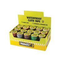 Cloth Tape 50mm x 4.5m Display of 30 (9 Assorted Colours)