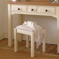 clermont shabby chic dressing table stool