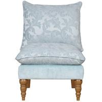 Clarence Fabric Accent Chair Duck Egg