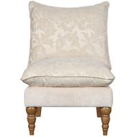 Clarence Fabric Accent Chair Cream