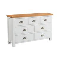 Clevedon Light Grey Painted 3 over 4 Chest