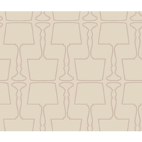 Clarke & Clarke Wallpapers Lamps Flock , W0008/03