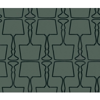 Clarke & Clarke Wallpapers Lamps Flock , W0008/02