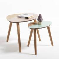 clairoy nest of 2 two tone tables