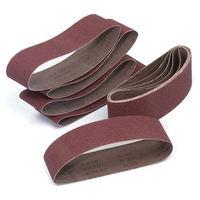 Clarke Aluminium Oxide Sanding Belts 76x533mm 40 Grit - Pk10