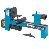 clarke clarke cwl325v 13 mini wood lathe with electronic variable spee ...