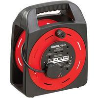 clarke clarke ccr25se 4 socket 25m cable reel with thermal cut out 230 ...