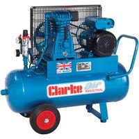 clarke clarke xep1550 portable industrial air compressor 230v