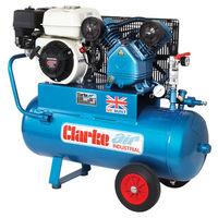 clarke clarke xppvh1150 petrol powered industrial air compressor