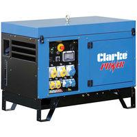 clarke clarke kc10 11kva dual voltage canopied generator