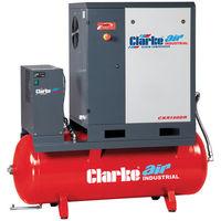 Clarke Clarke CXR100DR 10HP 270 Litre Industrial Screw Compressor With Dryer