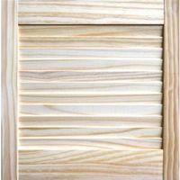 Closed Louvre Pine Internal Door (H)457mm (W)457mm