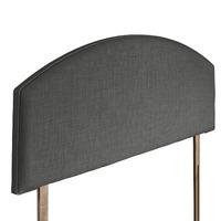 Cleopatra Upholstered Headboard - Double - Granite