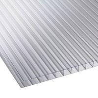 Clear Mutilwall Polycarbonate Roofing Sheet 2400mm x 700mm Pack of 5