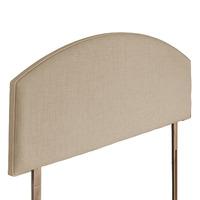 Cleopatra Upholstered Headboard - Small Double - Beige