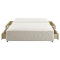 clearance sleeptime beds base only stress free 4ft 6 double divan base ...