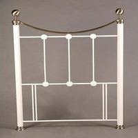 clearance metal beds oxford 4ft small double metal headboard ivory