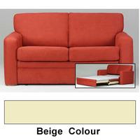 Clearance Flame The Scoop Double Sofabed - Beige