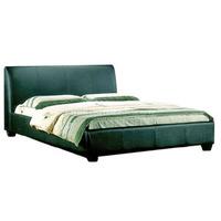 clearance harmony contemporary fl200 5ft kingsize leather bedstead in  ...