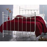 Clearance Original Bedstead Co The Carrick (Solo) 3FT Single Metal Bed - Glossy Ivory