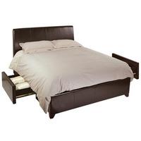 Clearance Star Collection Verdi 5FT Kingsize Leather Bed