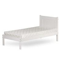 clifton stylish wooden bed in white