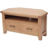 clearance furniture link hampshire oak tv unit corner