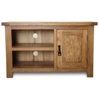 Clearance Shankar Oakly Rustic Oak TV Unit - 1 Door G257