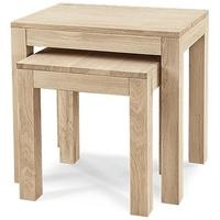 clemence richard portofino oak nest of tables