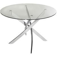 Cluster Small Circular Glass Dining table