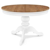 clemence richard tuscany painted oak single pedestal extending dining  ...