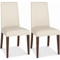 clearance bentley designs akita walnut dining chair ivory taper back p ...