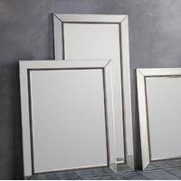Clearance Gallery Direct Regent Leaner Pewter Mirror - H 166cm - C46379