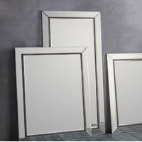 clearance gallery direct regent leaner pewter mirror h 166cm c46379