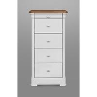 Clemence Richard Moreno Painted Wellington 5 Chest of Drawer